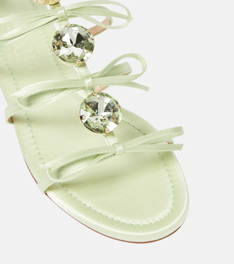 Giambattista Valli Embellished satin sandals