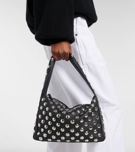 Khaite Elena Small studded leather shoulder bag
