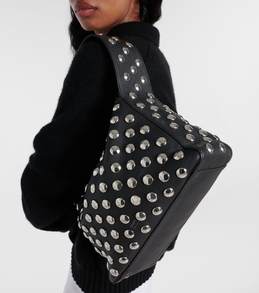 Khaite Elena Small studded leather shoulder bag