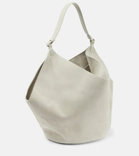 Khaite Lotus Medium suede tote bag