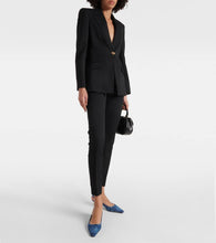 Versace Barocco denim slingback pumps
