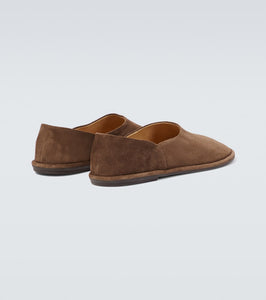 The Row Canal suede slip-on shoes