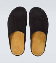 The Row Hugo suede clogs