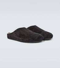 The Row Hugo suede clogs