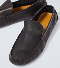 The Row Lucca leather loafers