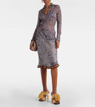 Dries Van Noten Woven raffia mules