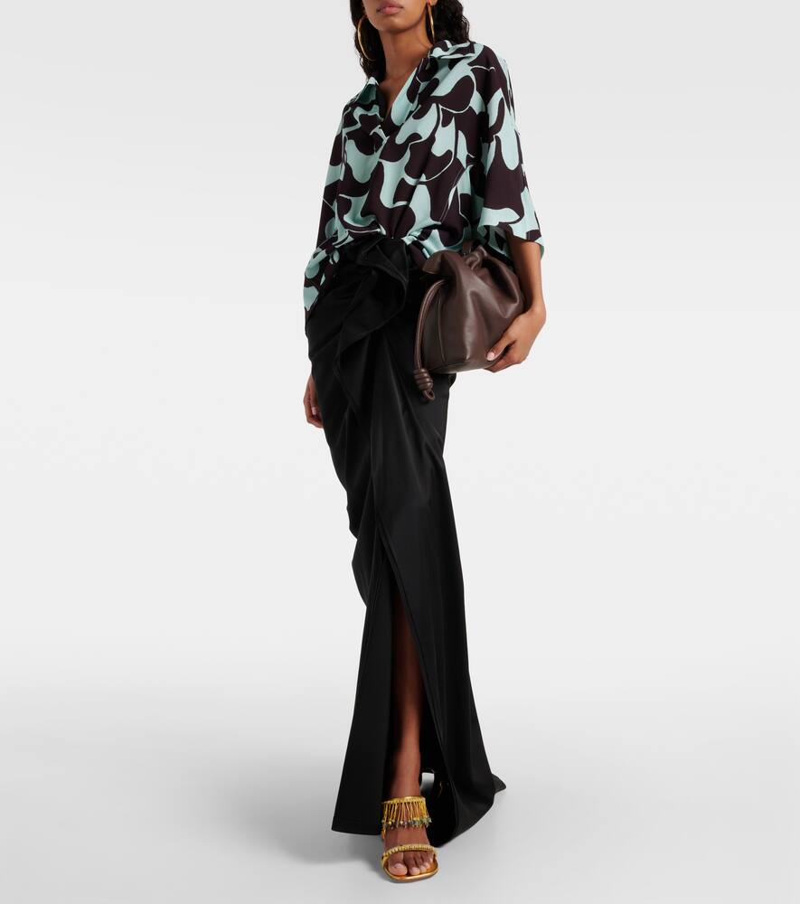 Dries Van Noten 95 beaded metallic leather sandals