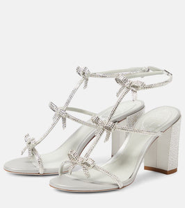 Rene Caovilla Caterina bow-detail embellished sandals