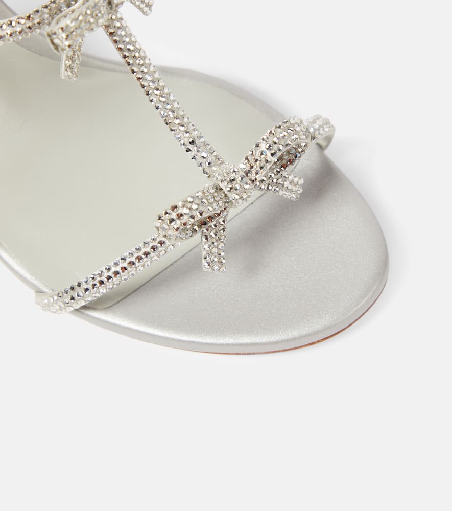 Rene Caovilla Caterina bow-detail embellished sandals