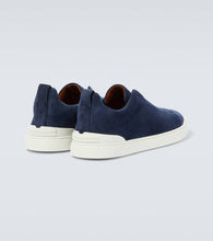 Zegna Triple Stitch suede sneakers