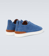 Zegna Triple Stitch denim sneakers