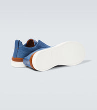 Zegna Triple Stitch denim sneakers