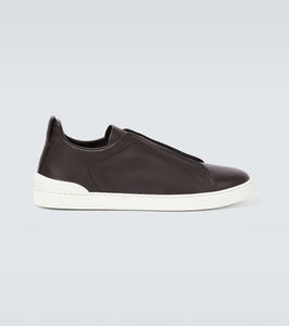 Zegna Triple Stitch leather sneakers