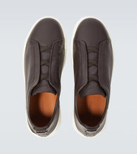 Zegna Triple Stitch leather sneakers