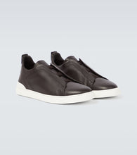 Zegna Triple Stitch leather sneakers