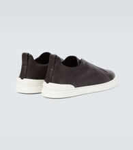 Zegna Triple Stitch leather sneakers