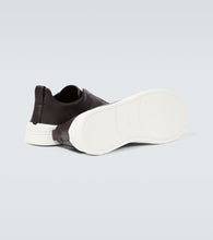 Zegna Triple Stitch leather sneakers