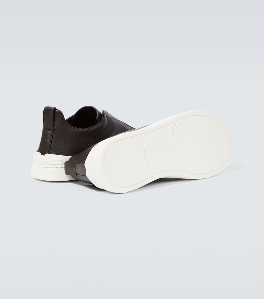 Zegna Triple Stitch leather sneakers