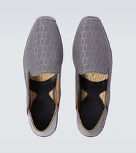Christian Louboutin Espadon leather-trimmed jacquard espadrilles