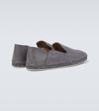 Christian Louboutin Espadon leather-trimmed jacquard espadrilles
