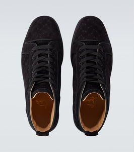 Christian Louboutin Louis suede high-top sneakers