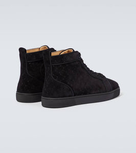 Christian Louboutin Louis suede high-top sneakers