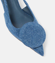 Jacquemus Les Slingbacks Duelo denim slingback pumps