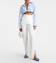 Jacquemus Les Slingbacks Duelo Plates denim flats
