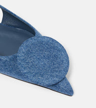 Jacquemus Les Slingbacks Duelo Plates denim flats