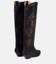 Isabel Marant Denvee suede cowboy boots