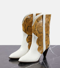 Isabel Marant Witney snake-effect leather ankle boots
