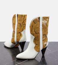 Isabel Marant Witney snake-effect leather ankle boots