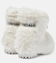 Balenciaga Alaska faux fur snow boots