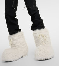 Balenciaga Alaska faux fur snow boots