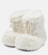Balenciaga Alaska faux fur snow boots