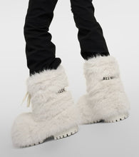 Balenciaga Alaska faux fur snow boots