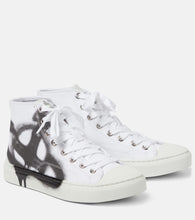 Vivienne Westwood Plimsoll printed high-top sneakers
