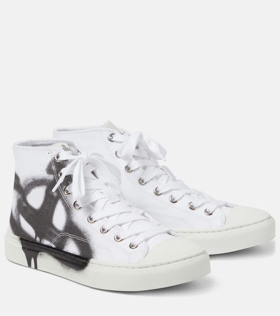 Vivienne Westwood Plimsoll printed high-top sneakers