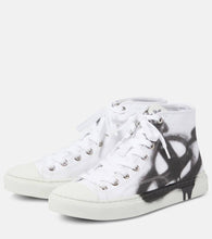 Vivienne Westwood Plimsoll printed high-top sneakers