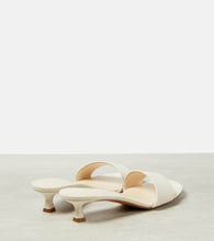 The Row Combo Kitten satin sandals