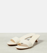 The Row Combo Kitten satin sandals