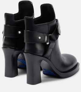 Burberry Stirrup leather ankle boots