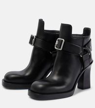 Burberry Stirrup leather ankle boots