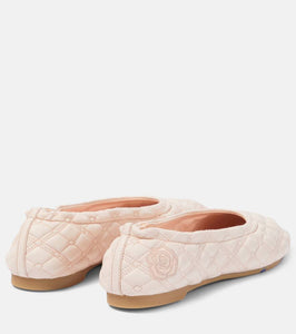 Burberry EKD quilted leather ballet flats
