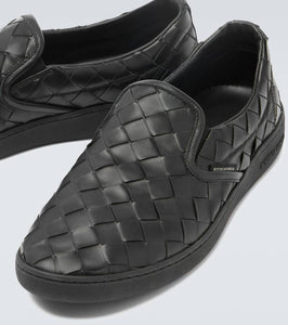 Bottega Veneta Sawyer leather slip-on sneakers