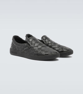 Bottega Veneta Sawyer leather slip-on sneakers