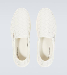 Bottega Veneta Sawyer leather slip-on sneakers
