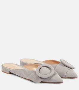 Gianvito Rossi Suede ballet flats