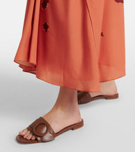 Gianvito Rossi Embellished leather mules