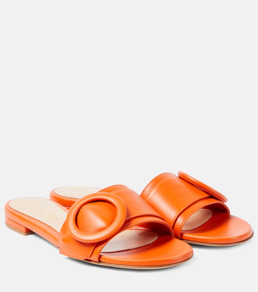 Gianvito Rossi Leather mules